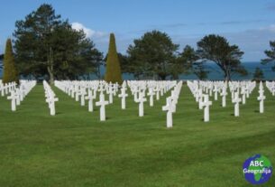 Omaha beach - groblje, Normandija