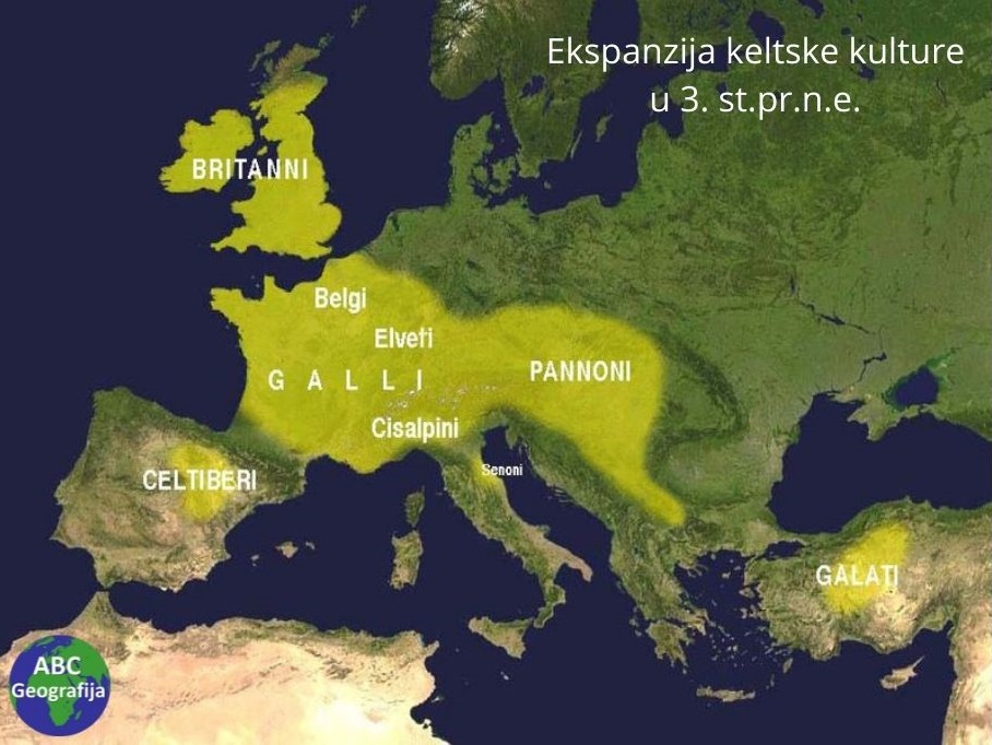 Ekspanzija keltske kulture u trećem stoljeću prije naše ere