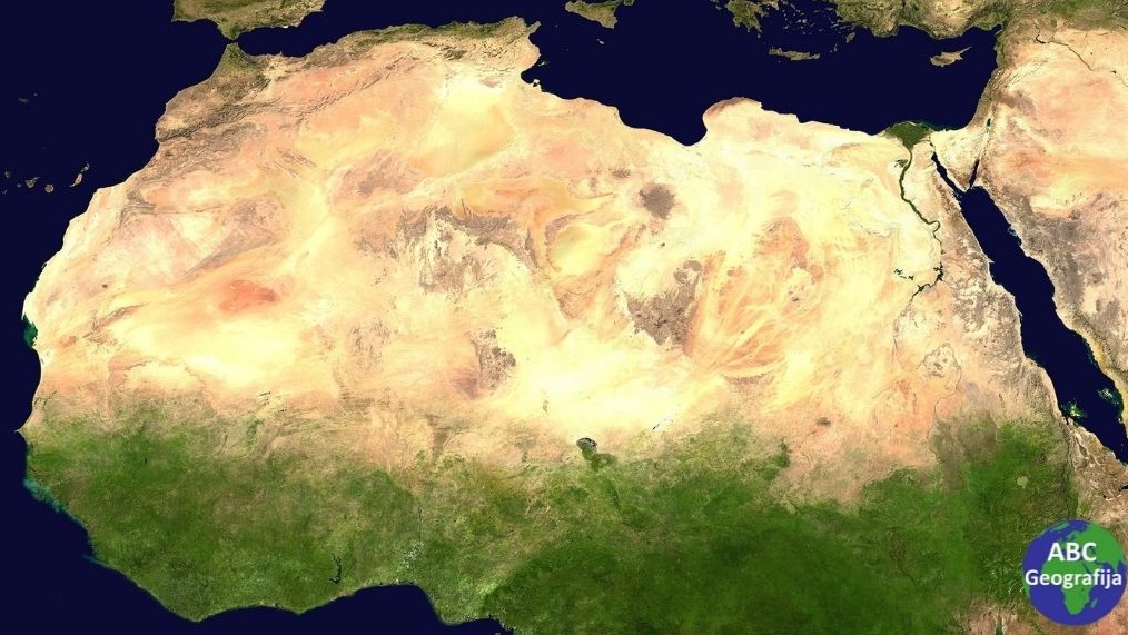 Sahara iz satelita