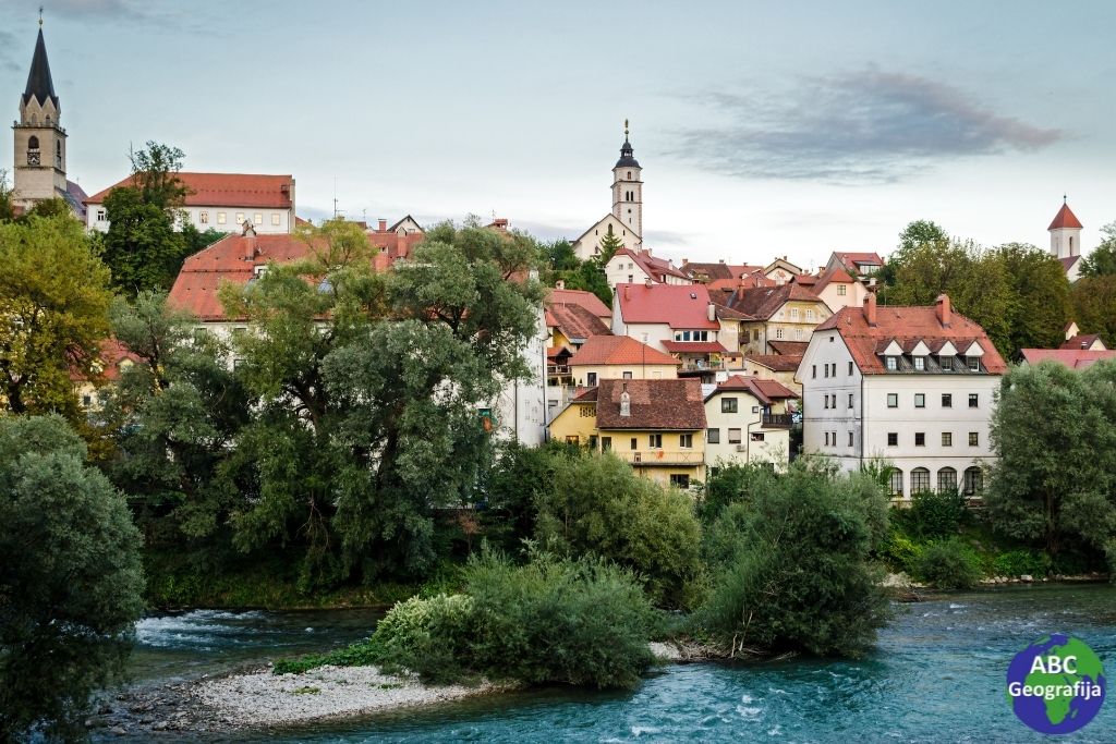 Rijeka Sava kod Kranja u Sloveniji
