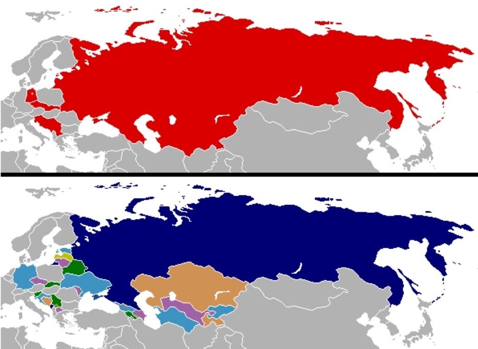 Sovjetski savez i promjene granica nakon završetka Hladnog rata