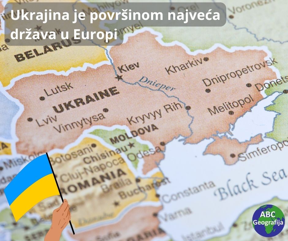 Ukrajina je površinom najveća država u Europi