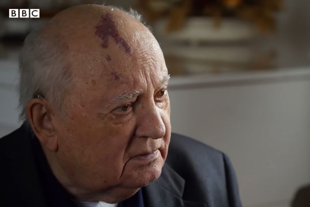 Mihail Sergejevič Gorbačov prilikom intervjua za BBC 2019. godine