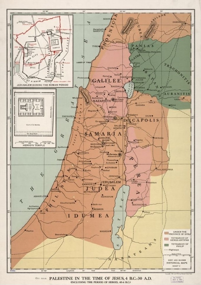 Palestina u Isusovo vrijeme, 4. pr.n.e. - 30. n.e.: (uključujući Herodovo razdoblje, 40. - 4. pr.n.e.)