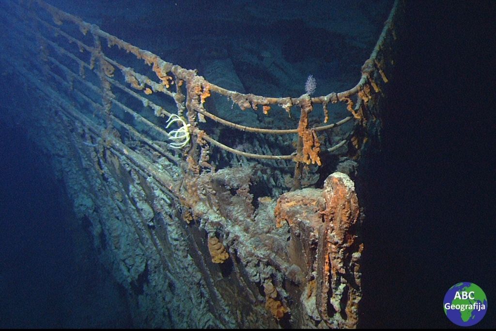 Olupina Titanika na dnu mora