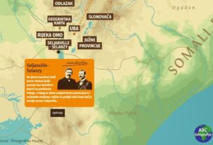 Interaktivna karta putovanja braće Seljan (Etnografski muzej)