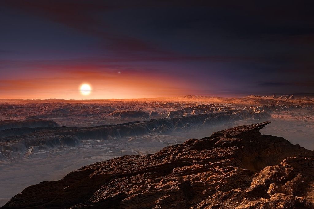 Umjetnički prikaz planeta Proxima Centaura b