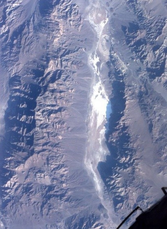 Dolina smrti slikana iz Space Shuttlea Columbia