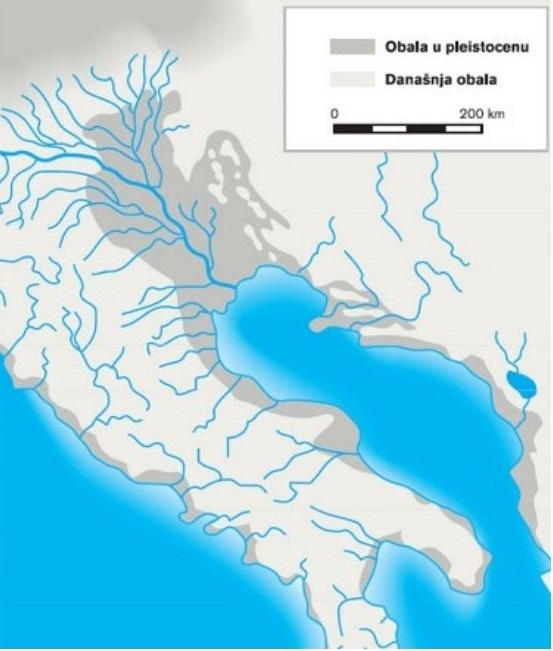 Obala Jadranskog mora u pleistocenu