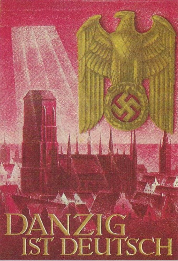 Nacistički propagandni plakat koji objavljuje da je Gdanjsk (Danzig) njemački