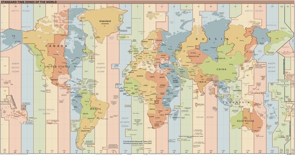 Karta svjetskih vremenskih zona