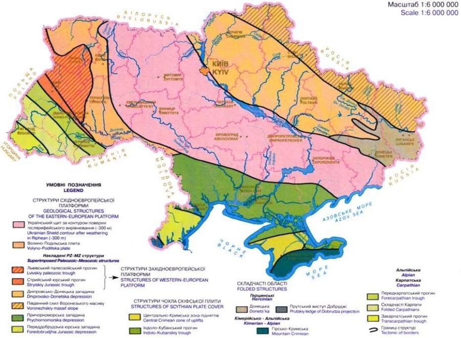 Geološka karta Ukrajine