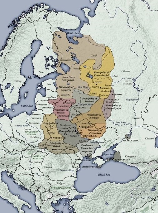 Najdalji doseg Kijevske Rusije, 1054.-1132.