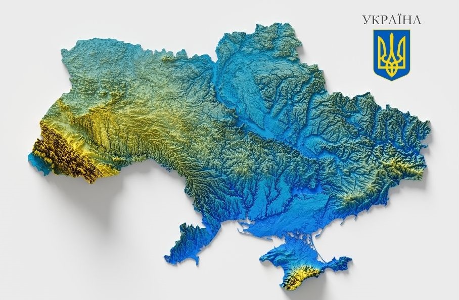 Ukrajina - reljef