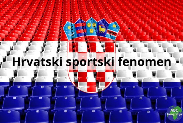 tribine u bojama hrvatske zastave - hrvatski sportski fenomen