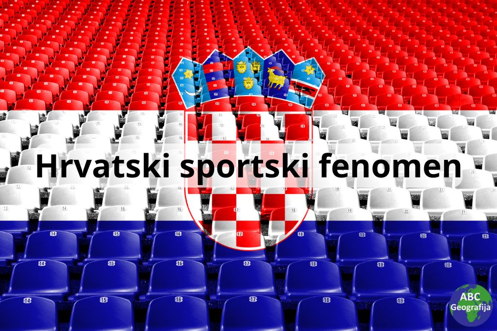 tribine u bojama hrvatske zastave - hrvatski sportski fenomen