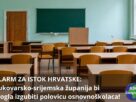 Alarm za istok Hrvatske VSŽ bi mogla izgubiti polovicu osnovnoškolaca!